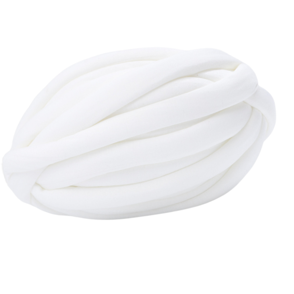 Bothyi - Relleno De Hilo De Lana Grueso Tejido Suave Para Bufanda Suéter Cerca De Cama Ganchillo Blanco