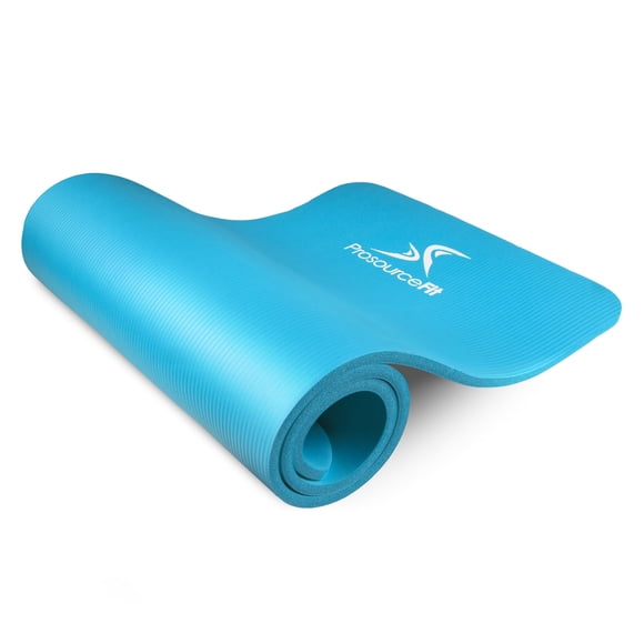 Esterilla de yoga y pilates ProSourceFit extra gruesa de 13 mm con correa
