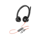 thumbnail image 1 of Audífonos Estéreo USB-C Poly Blackwire 3320 + Adaptador USB-C/A, 1 of 5