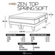 thumbnail image 4 of Cama Europea Zen Top Spring 2 Plaza Base Dividida, 4 of 4