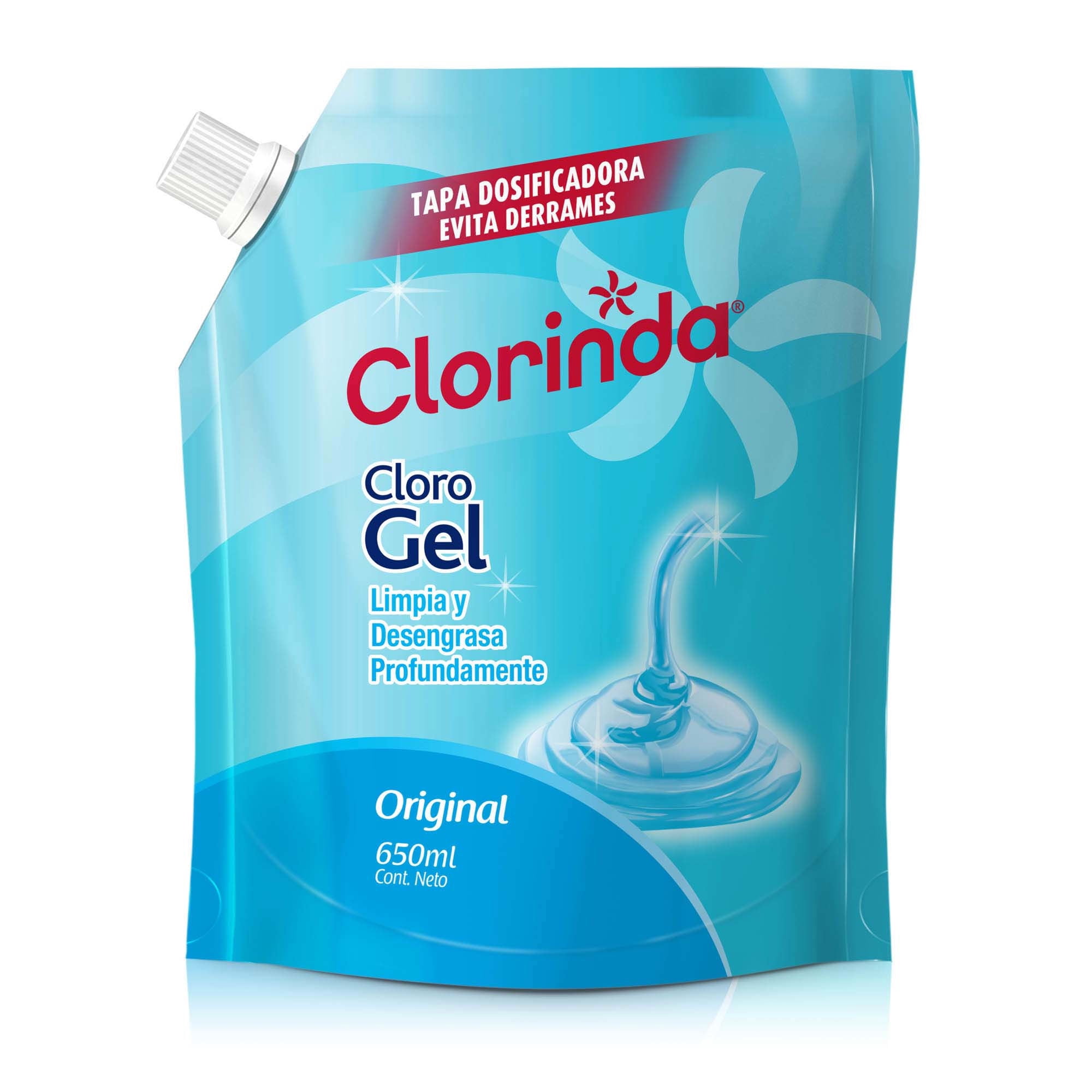 Cloro Gel Tradicional Doypack 650 ml Clorinda