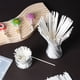 thumbnail image 4 of XmhyTop 100 Unidades Popotes de Plástico Blanco, 4 mm de Diámetro, 10 cm de Altura, Straws para Bebidas Desechables y Resistentes, Ideal para Eventos, Restaurantes y Uso Doméstico, 4 of 5