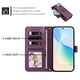 thumbnail image 3 of Funda Tipo Billetera para samsung galaxy A07 4G/5G con Soporte y Bolsillo con Cierre Violeta intenso, 3 of 6