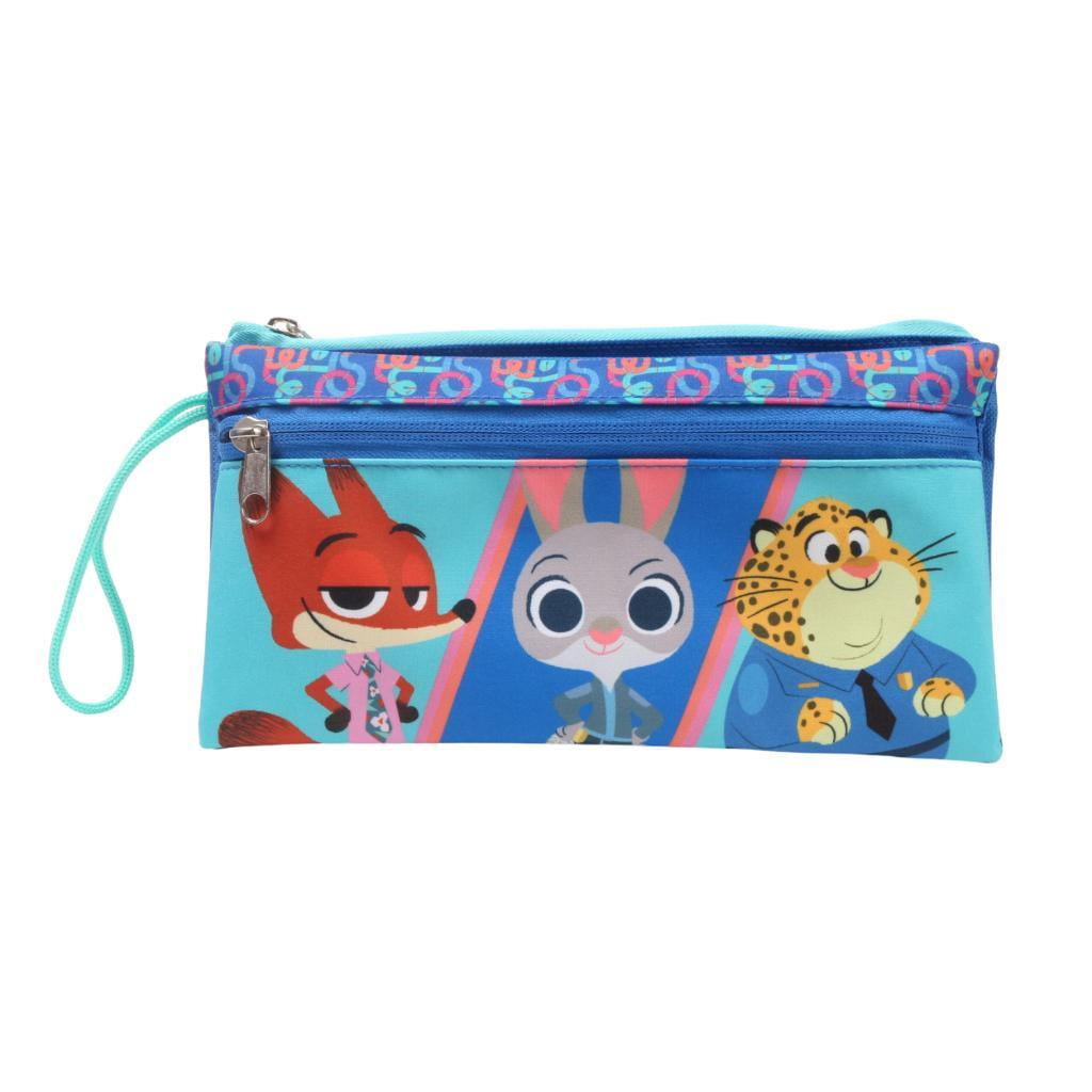 Estuche Escolar Doble Cierre Zootopia Multicolor Estampado