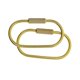 thumbnail image 5 of 2 unidades de latón durable tornillo de bloqueo llavero llavero creativo artesanía colgante anillo, 5 of 5