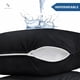 thumbnail image 3 of Set De 2 Fundas Para Almohadas Impermeables 50 X 70 Cm Antimanchas Negro, 3 of 10