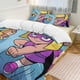 thumbnail image 2 of Hamster & Gretel Cartoon Bedding Sets Ultra Soft Skin-Friendly Duvet Cover 3 Piece, Cute Comforter Cover Bed Set for Boys Girls Kids, 2 of 5
