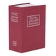 thumbnail image 3 of Libro De Diccionario Oculto Ocultar Dinero Alijo De Joyas Con Caja De Dinero De Metal Clave Rojo, 3 of 3