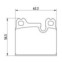 Pastillas Freno Para Auto C-Tek 102.02880