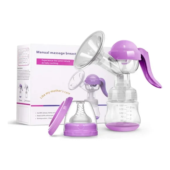 Extractor de leche manual portátil + chupete