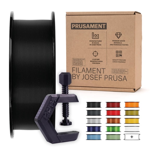 Filamento 3D Prusament PETG 1,75 mm 1 kg Negro Jet