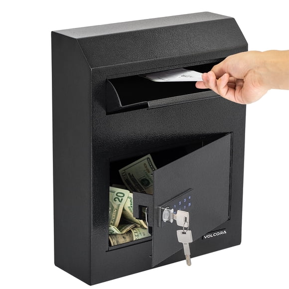 Caja de depósito de llaves Volcora Safe 38 x 30 x 11 cm con cerradura electrónica