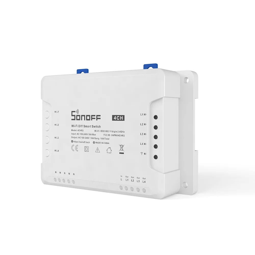 Interruptor Wifi Sonoff 4 Canales R3