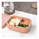 thumbnail image 2 of Contenedor plástico hermético bento box, rojo, 2 of 3