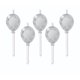 thumbnail image 1 of Set de velas globo plateadas, 1 un, 1 of 1