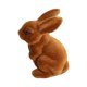 thumbnail image 1 of Bunny Easter Moss Rabbit Mano De Obra Detallada Para El Festival De Pascua Inicio Marrón 19cmx11cmx7cm, 1 of 5