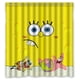 thumbnail image 1 of Cortina de ducha de Bob Esponja y Patricio Estrella, juego de cortinas de baño con ganchos, tamaño 66 x 72 pulgadas, 1 of 3