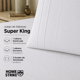 thumbnail image 3 of Juego De Sábanas Microfibra Super King 4 piezas - Blanco, 3 of 3