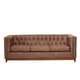 thumbnail image 3 of Sofa Roma 3C Cuero Colorado Caramelo, 3 of 5