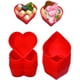 thumbnail image 1 of Molde de silicona para magdalenas de 12 piezas con revestimiento antiadherente, molde para muffins, molde de silicona para mini magdalenas de 2,75 pulgadas con forma de corazón, contenedor de almacena, 1 of 6