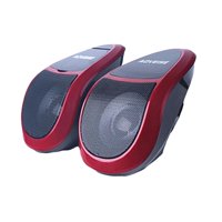 Ioensy - 2X Sistema De Audio Para Motocicleta Radio Fm Reemplazar Altavoces Universal Práctico