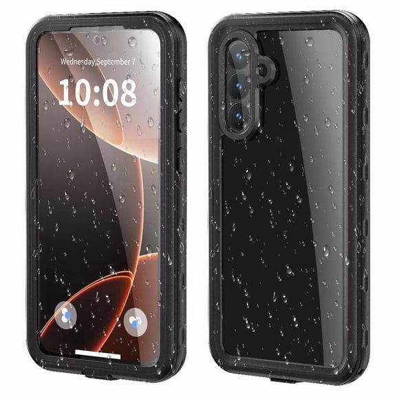 Funda Impermeable Resistente para Samsung Galaxy A56 5G con Agarre Antideslizante Negro