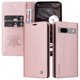 thumbnail image 3 of Funda Billetera de Cuero para Google Pixel 7A con Tarjetero y Soporte - Tapa Magnética Rosa, 3 of 6