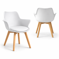 Oh! Mi Hogar ® - Pack De 2 Butacas Eames Tulip Acolchada