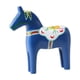 thumbnail image 1 of Adorno De Caballo De Dala De Madera, Pintura A Color Para Coleccionar, Decoración Del Hogar, Recuerdo Azul, 1 of 5