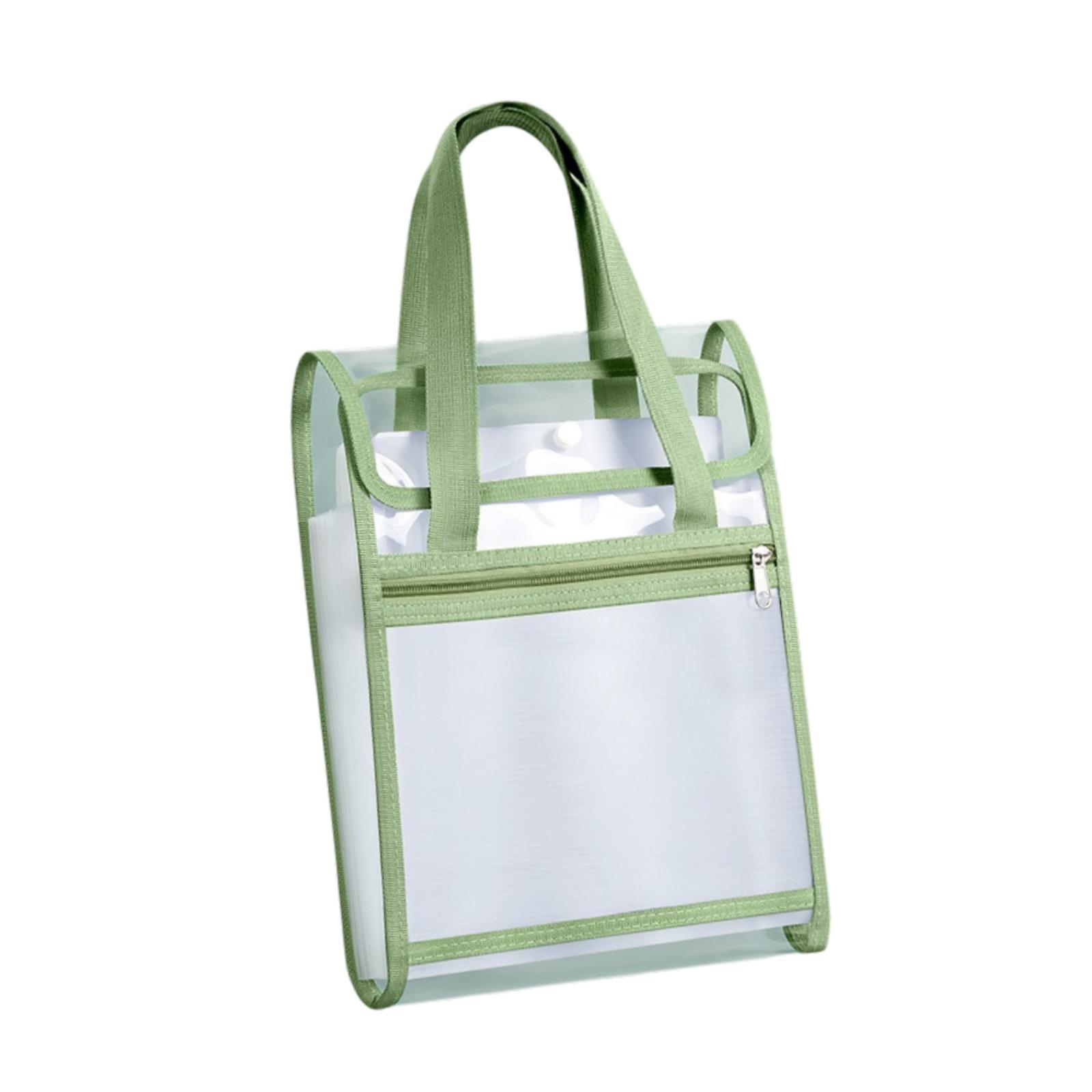 Ioensy - Carpeta De Archivos Vertical Organizador De Documentos De Bolsillo De Malla Ligera Multiusos Verde