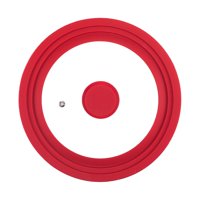 Bothyi - Tapa Universal Tapas Superiores Accesorios De Cocina Tapa De Sartén Para Ollas Sartenes Rojo 31Cm