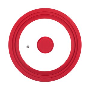Bothyi - Tapa Universal Tapas Superiores Accesorios De Cocina Tapa De Sartén Para Ollas Sartenes Rojo 31Cm
