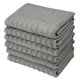 thumbnail image 5 of Paquete de 6 toallas Bumble Towels 51 cm gris de algodón, 5 of 6