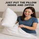 thumbnail image 3 of Juego de 4 fundas de almohada Home Style 51 × 74 cm vinilo impermeable, 3 of 9