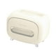 thumbnail image 1 of Caja De Pañuelos Para Almacenamiento De Escritorio, Caja De Pañuelos Multiusos Para Apartamento, Oficina, Hogar, Color Beige, 1 of 3