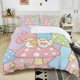 thumbnail image 2 of Cute Little Twin Stars Printed 3PC Bedding Set Duvet Cover Bed Quilt Cover Cartoon Quilt Quilt Cover kids Adult's Bedding, 2 of 5