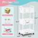 thumbnail image 2 of SUNALLY Baby Diaper Caddy Cart, carro organizador de pañales de 3 niveles, 2 of 3