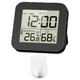 thumbnail image 1 of Reloj Despertador Digital Reloj De Baño Digital Para Dormitorio Sala De Estar 1 Gancho Negro, 1 of 2