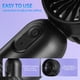 thumbnail image 4 of Ventilador portátil JODNO Mini Portable, paquete de 2 con 3 velocidades y USB, 4 of 7
