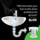 thumbnail image 4 of Protector de desagüe para lavabo atrapa cabellos TubShroom SSCLE988 transparente, 4 of 9