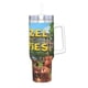 thumbnail image 2 of Pretzel y los Cachorros Vaso aislado de acero inoxidable con asa, diseño temático, regalo para familia, amigos y fans; incluye pajita y encaja en el portavasos estándar, 40 oz, 2 of 6