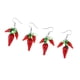 thumbnail image 3 of 2 Pares De Pendientes Colgantes De Pimienta De Chile De Racimo De Cristal Para Fiesta De Noche, 3 of 3