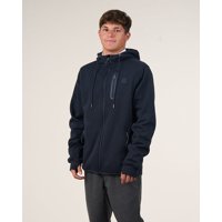 Poleron Escolar Bonded Cierre Y Gorro Cp30 (S-Xl) Polemic