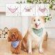 thumbnail image 3 of Bandanas ZIRVYIR Spring para perros pequeños y medianos, 4 unidades, de algodón, 3 of 7