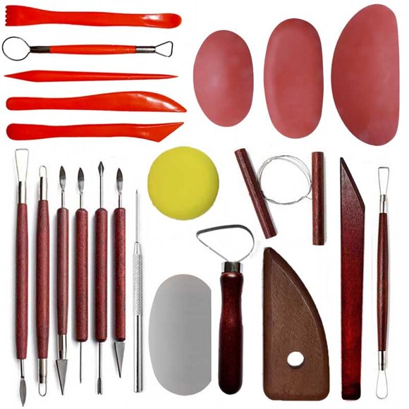 Kit de Herramientas de Arcilla LANGQUN 15 cm‑20 cm para Cerámica