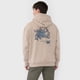 thumbnail image 2 of Polerón Hombre Hood Print Grafitti Beige Corona, 2 of 5