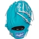thumbnail image 4 of Guante de béisbol Rawlings 29 cm Turquesa/Plata (mano derecha), 4 of 6