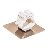 Magideal - Soporte De Autoadhesivo Montado En La Pared, Organizador De Almacenamiento, Soportes De Agarre De Cepillo Para Baño, Sistema De Almacenamiento