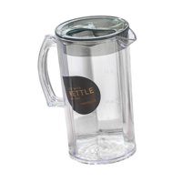 Bothyi - Jarra De Agua, Regalo De Verano, Jarra Para Nevera, Para Limonada, Agua Fría Y Caliente, Té Helado, Negra, Redonda