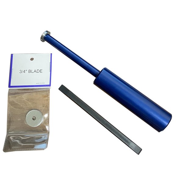 Herramienta de entrenamiento para bola de boliche EESC2Y, cuchillas biseladas para trazado, accesorios y equipo de boliche con hoja de repuesto de 3/4 para ajuste de orificios para el pulgar